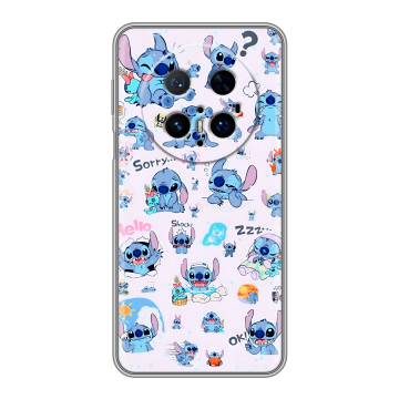 Силиконовый чехол на Huawei Mate 70 Pro с принтом Лило и Стич Силиконовый чехол на Huawei Mate 70 Pro с принтом Лило и Стич
