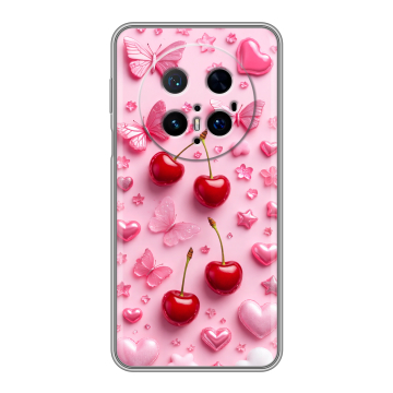 Силиконовый чехол на Huawei Mate 70 Pro с принтом для девочек