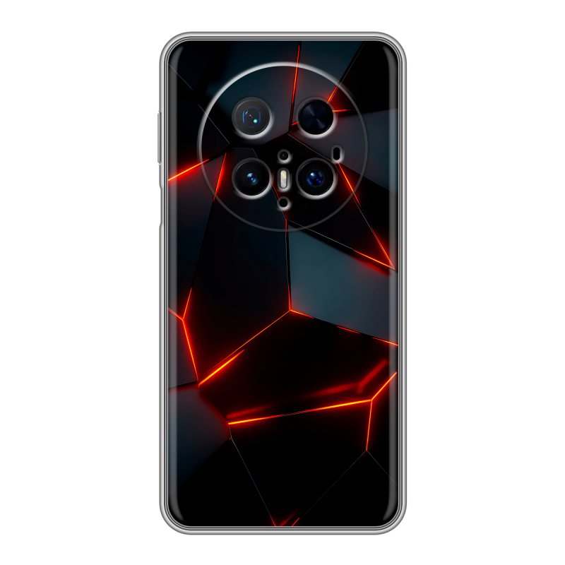 Силиконовый чехол на Huawei Mate 70 Pro с принтом Яркие абстракции Силиконовый чехол на Huawei Mate 70 Pro с принтом Яркие абстракции