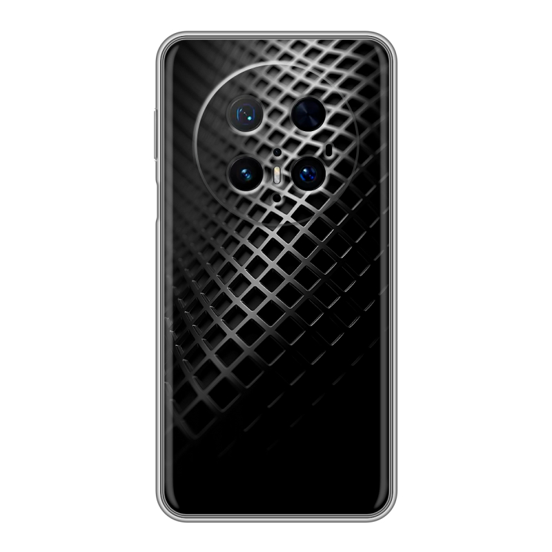 Силиконовый чехол на Huawei Mate 70 Pro с принтом Текстура металла Силиконовый чехол на Huawei Mate 70 Pro с принтом Текстура металла