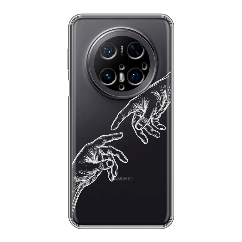 Силиконовый чехол на Huawei Mate 70 Pro с принтом Сотворение мира Силиконовый чехол на Huawei Mate 70 Pro с принтом Сотворение мира