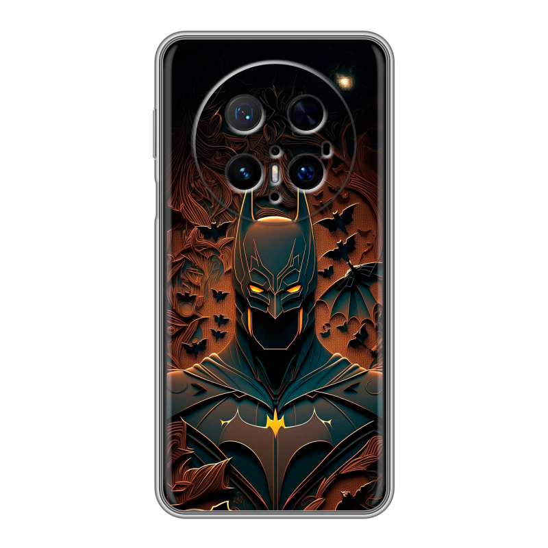 Силиконовый чехол на Huawei Mate 70 Pro с принтом Batman Бэтмен Силиконовый чехол на Huawei Mate 70 Pro с принтом Batman Бэтмен