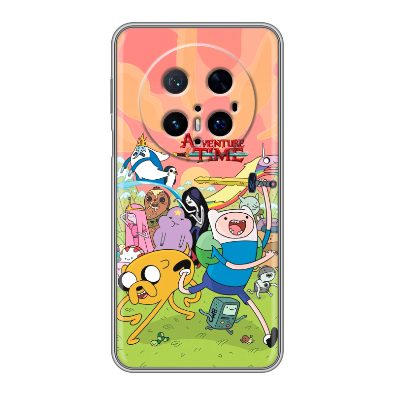Силиконовый чехол на Huawei Mate 70 Pro с принтом Adventure time Время приключений Силиконовый чехол на Huawei Mate 70 Pro с принтом Adventure time Время приключений