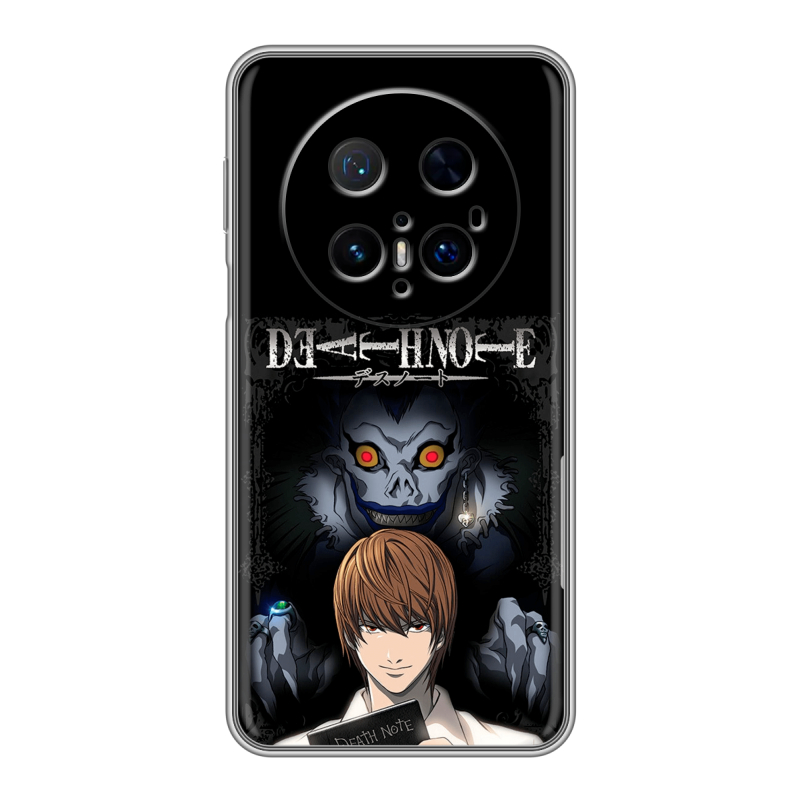 Силиконовый чехол на Huawei Mate 70 Pro с принтом Death note Тетрадь смерти Силиконовый чехол на Huawei Mate 70 Pro с принтом Death note Тетрадь смерти
