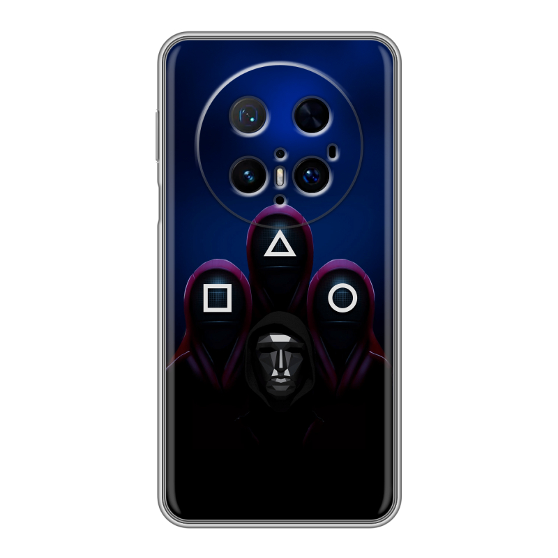 Силиконовый чехол на Huawei Mate 70 Pro с принтом Игра Кальмара Силиконовый чехол на Huawei Mate 70 Pro с принтом Игра Кальмара