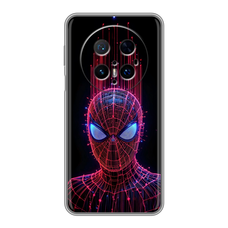 Силиконовый чехол на Huawei Mate 70 Pro с принтом Spiderman Человек паук Силиконовый чехол на Huawei Mate 70 Pro с принтом Spiderman Человек паук