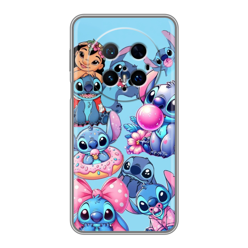 Силиконовый чехол на Huawei Mate 70 Pro с принтом Лило и Стич Силиконовый чехол на Huawei Mate 70 Pro с принтом Лило и Стич