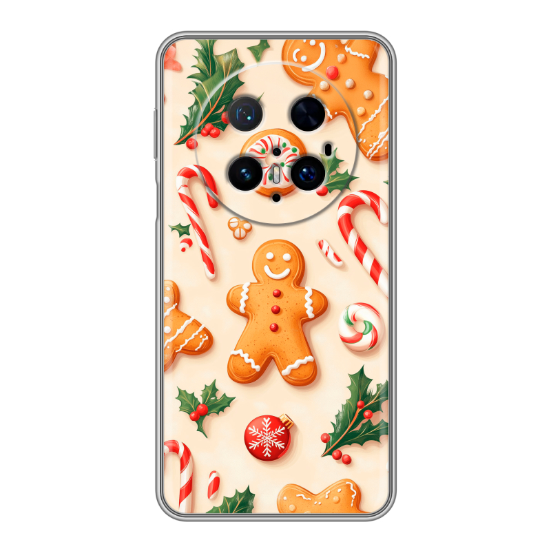 Силиконовый чехол на Huawei Mate 70 Pro с принтом Новый год Силиконовый чехол на Huawei Mate 70 Pro с принтом Новый год