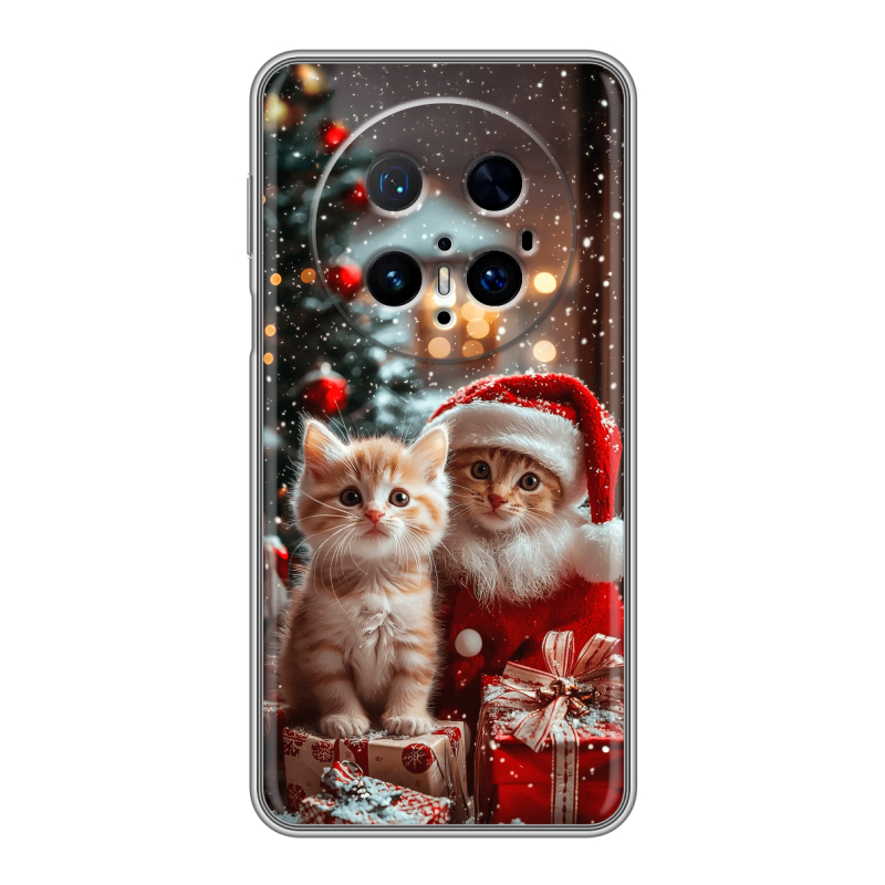 Силиконовый чехол на Huawei Mate 70 Pro с принтом Новый год Силиконовый чехол на Huawei Mate 70 Pro с принтом Новый год