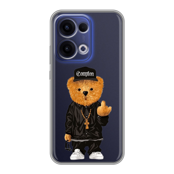 Силиконовый чехол на OPPO Reno13 с принтом Плюшевый медведь Силиконовый чехол на OPPO Reno13 с принтом Плюшевый медведь