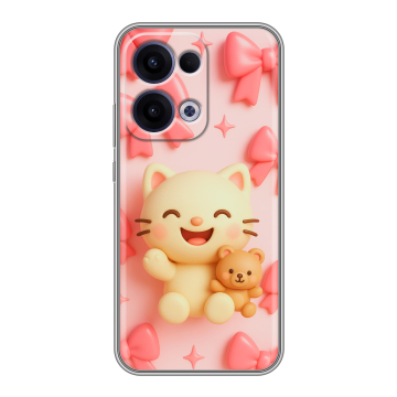 Силиконовый чехол на OPPO Reno13 с принтом для девочек Силиконовый чехол на OPPO Reno13 с принтом для девочек