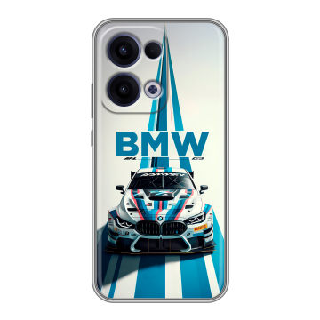 Силиконовый чехол на OPPO Reno13 с принтом БМВ BMW Силиконовый чехол на OPPO Reno13 с принтом БМВ BMW