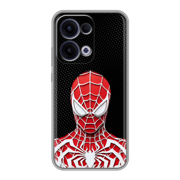 Силиконовый чехол на OPPO Reno13 с принтом человек паук spiderman