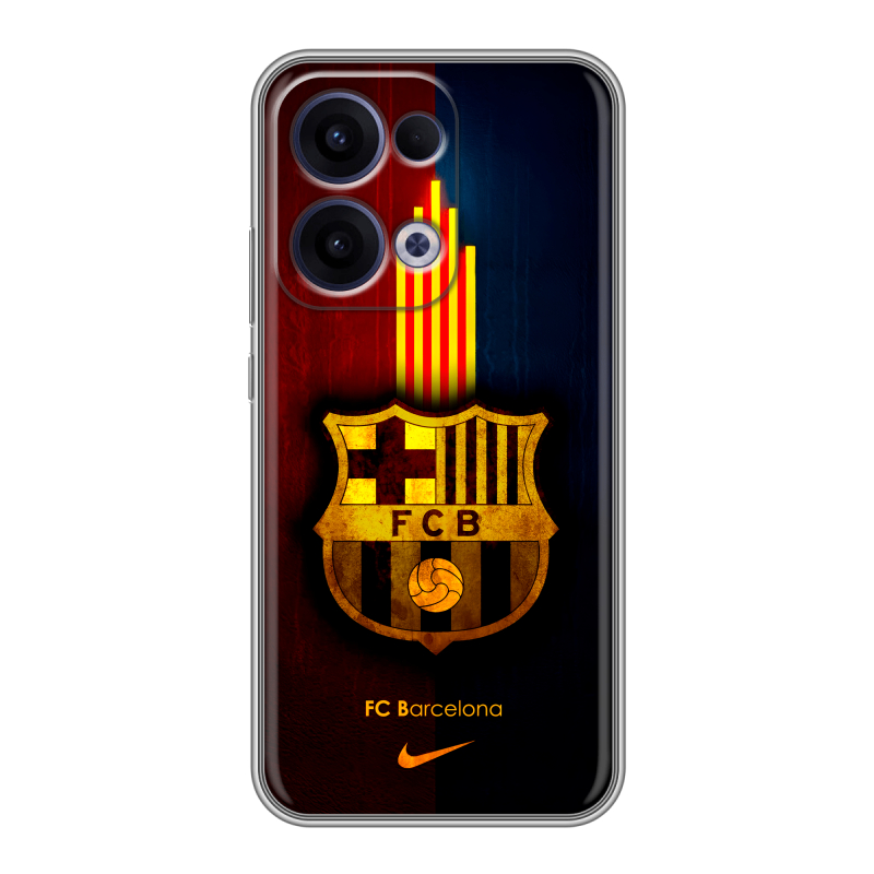 Силиконовый чехол на OPPO Reno13 с принтом Барселона Barcelona Силиконовый чехол на OPPO Reno13 с принтом Барселона Barcelona