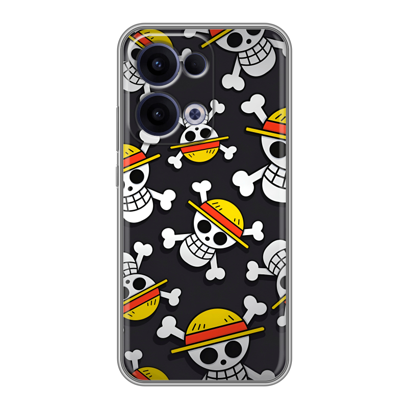 Силиконовый чехол на OPPO Reno13 с принтом One Piece Ван Пис Силиконовый чехол на OPPO Reno13 с принтом One Piece Ван Пис