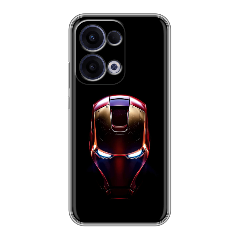 Силиконовый чехол на OPPO Reno13 с принтом IronMan Железный человек Силиконовый чехол на OPPO Reno13 с принтом IronMan Железный человек
