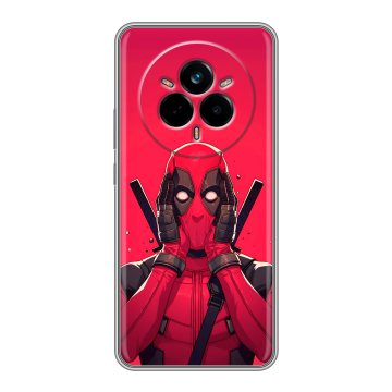 Силиконовый чехол на Realme 14 Pro с принтом Дедпул Deadpool Силиконовый чехол на Realme 14 Pro с принтом Дедпул Deadpool