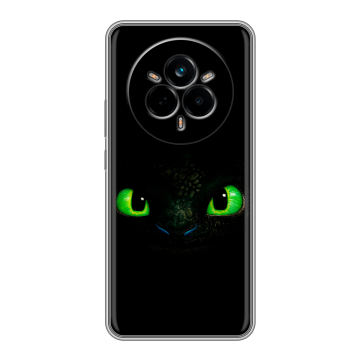 Силиконовый чехол на Realme 14 Pro с принтом Как приручить дракона