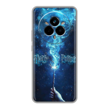 Силиконовый чехол на Realme 14 Pro с принтом Harry Potter Гарри Поттер