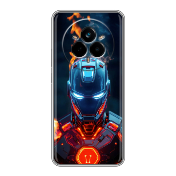 Силиконовый чехол на Realme 14 Pro с принтом IronMan Железный человек Силиконовый чехол на Realme 14 Pro с принтом IronMan Железный человек