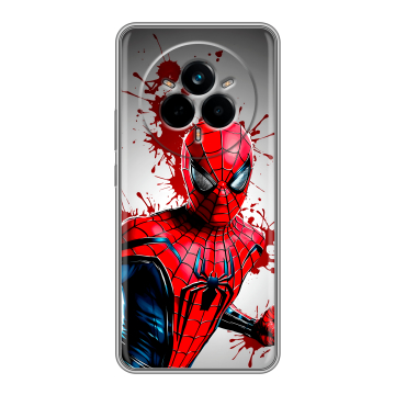 Силиконовый чехол на Realme 14 Pro с принтом Spiderman Человек паук