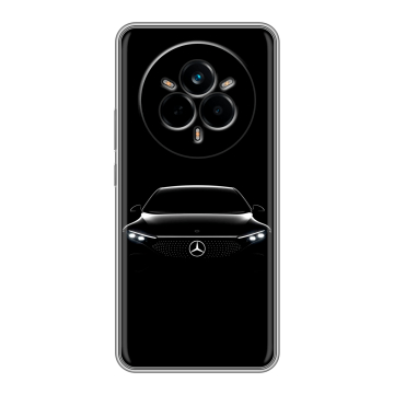 Силиконовый чехол на Realme 14 Pro с принтом Mercedes Мерседес