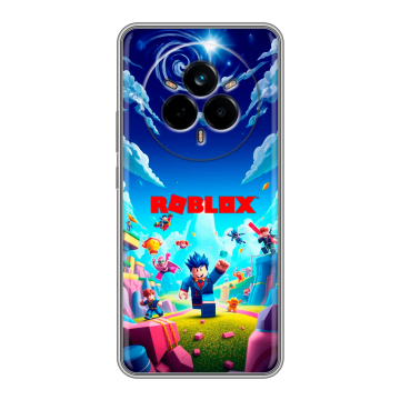 Силиконовый чехол на Realme 14 Pro с принтом Roblox Роблокс Силиконовый чехол на Realme 14 Pro с принтом Roblox Роблокс