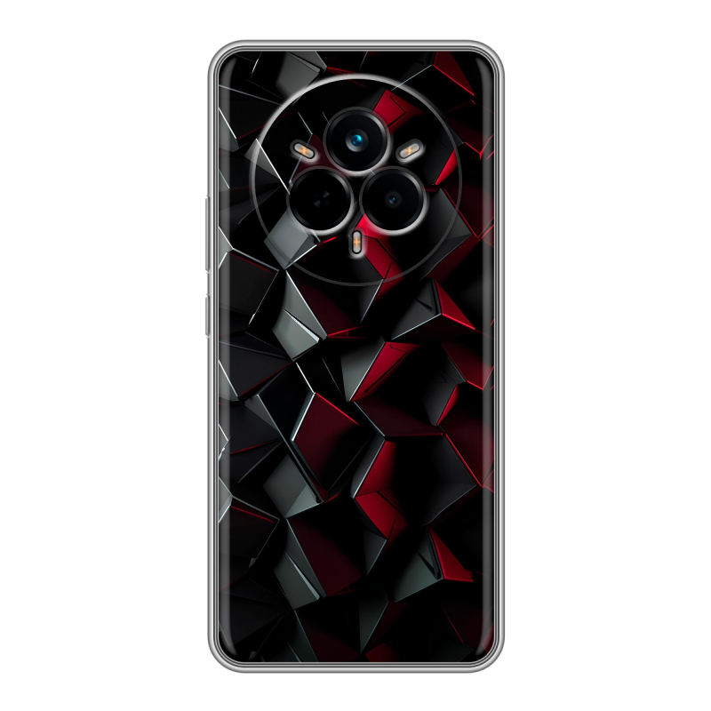 Силиконовый чехол на Realme 14 Pro с принтом Абстракция Силиконовый чехол на Realme 14 Pro с принтом Абстракция