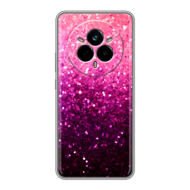 Силиконовый чехол на Realme 14 Pro с принтом Блестки Силиконовый чехол на Realme 14 Pro с принтом Блестки