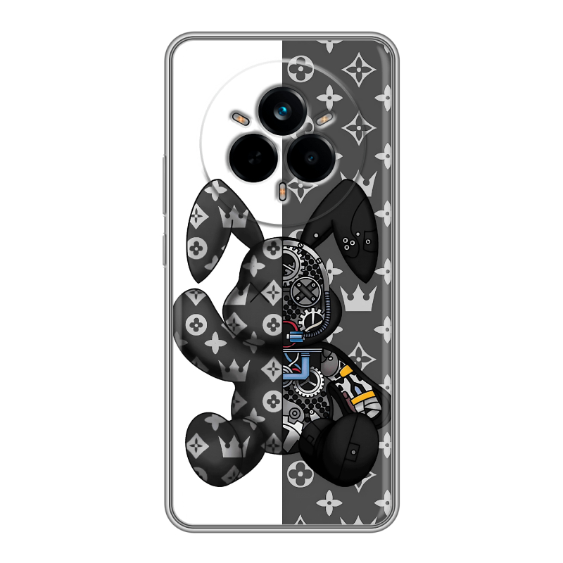 Силиконовый чехол на Realme 14 Pro с принтом Луи робот Силиконовый чехол на Realme 14 Pro с принтом Луи робот