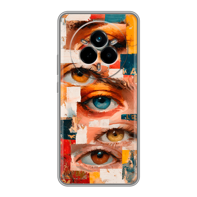 Силиконовый чехол на Realme 14 Pro с принтом Модный принт Силиконовый чехол на Realme 14 Pro с принтом Модный принт