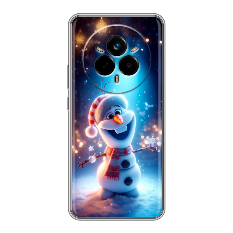 Силиконовый чехол на Realme 14 Pro с принтом Новый год Силиконовый чехол на Realme 14 Pro с принтом Новый год