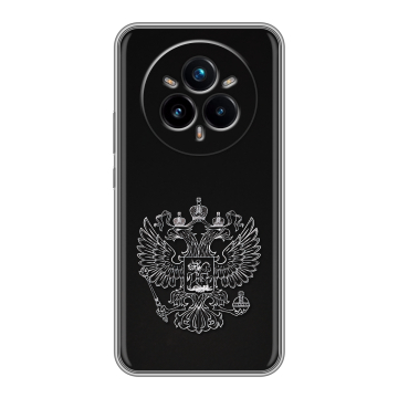 Силиконовый чехол на Realme 14 Pro Plus с принтом Герб России Силиконовый чехол на Realme 14 Pro Plus с принтом Герб России