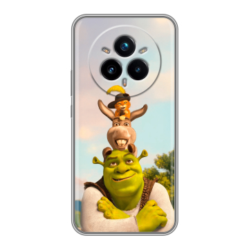 Силиконовый чехол на Realme 14 Pro Plus с принтом Шрек Shrek