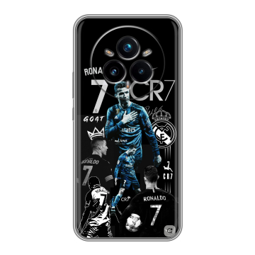 Силиконовый чехол на Realme 14 Pro Plus с принтом Реал Роналдо Силиконовый чехол на Realme 14 Pro Plus с принтом Реал Роналдо