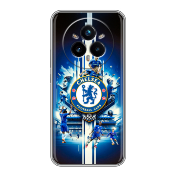 Силиконовый чехол на Realme 14 Pro Plus с принтом Chelsea Челси Силиконовый чехол на Realme 14 Pro Plus с принтом Chelsea Челси