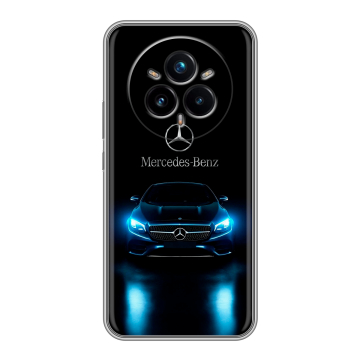 Силиконовый чехол на Realme 14 Pro Plus с принтом Mercedes Мерседес Силиконовый чехол на Realme 14 Pro Plus с принтом Mercedes Мерседес