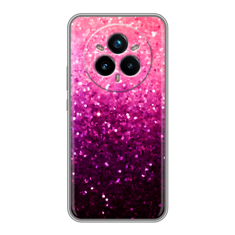 Силиконовый чехол на Realme 14 Pro Plus с принтом Блестки Силиконовый чехол на Realme 14 Pro Plus с принтом Блестки