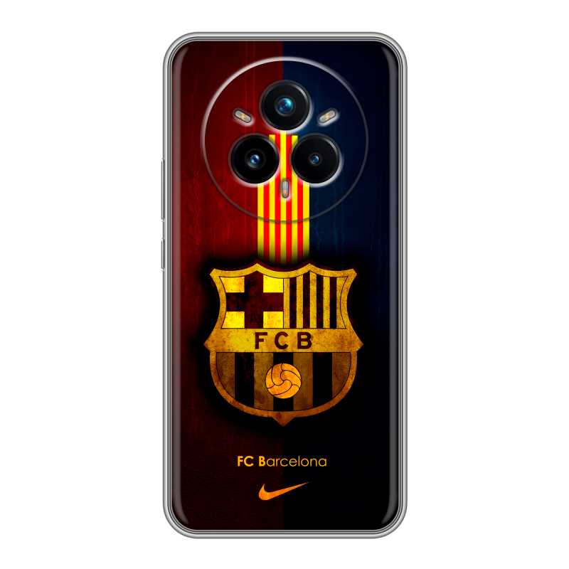 Силиконовый чехол на Realme 14 Pro Plus с принтом Барселона Barcelona Силиконовый чехол на Realme 14 Pro Plus с принтом Барселона Barcelona