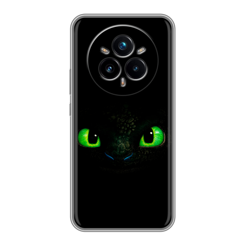 Силиконовый чехол на Realme 14 Pro Plus с принтом Как приручить дракона Силиконовый чехол на Realme 14 Pro Plus с принтом Как приручить дракона