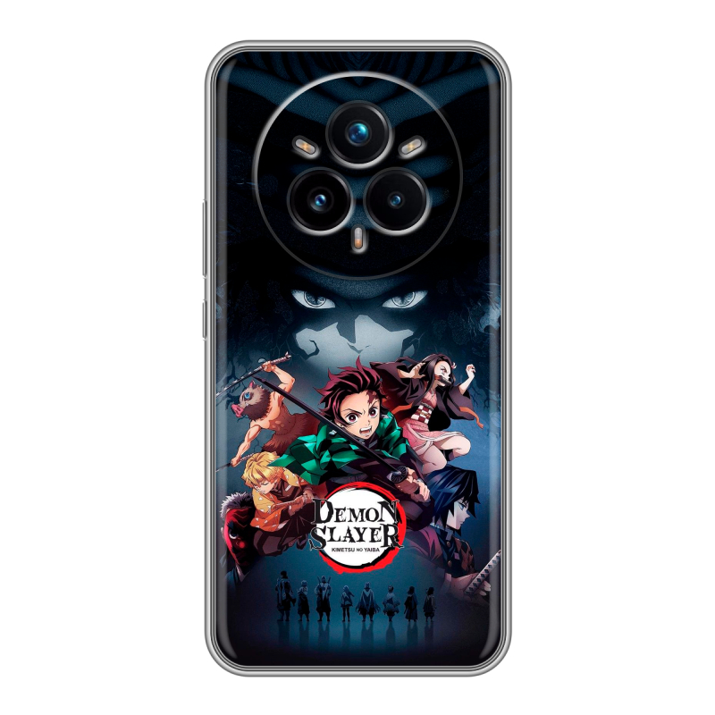 Силиконовый чехол на Realme 14 Pro Plus с принтом Demon Slayer Клинок рассекающий демонов Силиконовый чехол на Realme 14 Pro Plus с принтом Demon Slayer Клинок рассекающий демонов