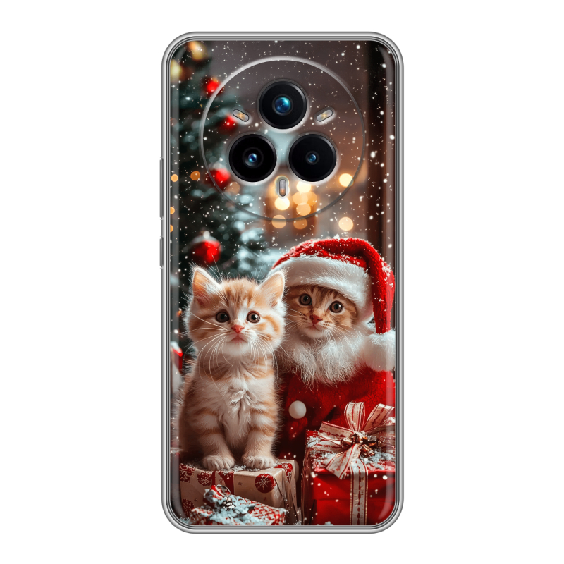 Силиконовый чехол на Realme 14 Pro Plus с принтом Новый год Силиконовый чехол на Realme 14 Pro Plus с принтом Новый год