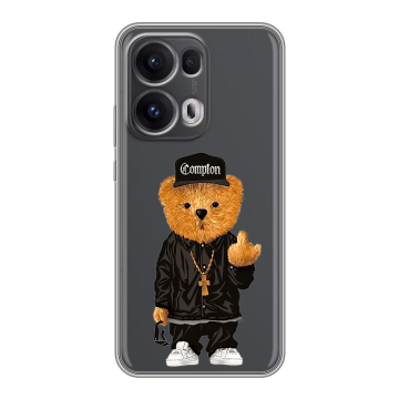 Силиконовый чехол на OPPO Reno13 Pro с принтом Мишка