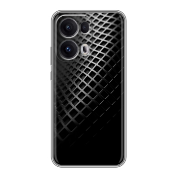 Силиконовый чехол на OPPO Reno13 Pro с принтом Текстура металла Силиконовый чехол на OPPO Reno13 Pro с принтом Текстура металла