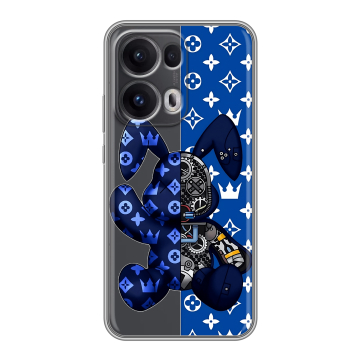 Силиконовый чехол на OPPO Reno13 Pro с принтом Луи робот