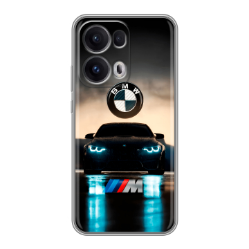 Силиконовый чехол на OPPO Reno13 Pro с принтом БМВ BMW