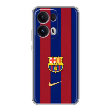 Силиконовый чехол на OPPO Reno13 Pro с принтом Барселона Barcelona
