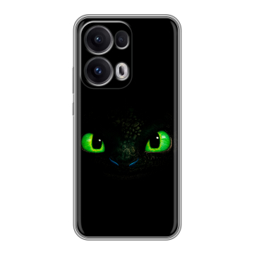 Силиконовый чехол на OPPO Reno13 Pro с принтом Как приручить дракона Силиконовый чехол на OPPO Reno13 Pro с принтом Как приручить дракона