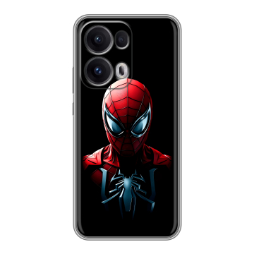 Силиконовый чехол на OPPO Reno13 Pro с принтом Spiderman Человек паук Силиконовый чехол на OPPO Reno13 Pro с принтом Spiderman Человек паук