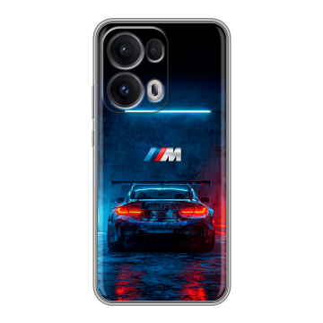 Силиконовый чехол на OPPO Reno13 Pro с принтом BMW БМВ Силиконовый чехол на OPPO Reno13 Pro с принтом BMW БМВ